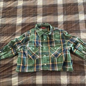 Medium Sized Green, Navy Blue, Yellow, Flannel
